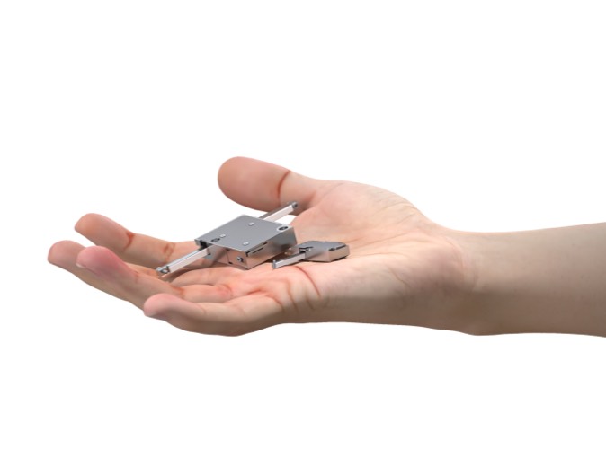 XLA Miniature Linear Actuators on a hand